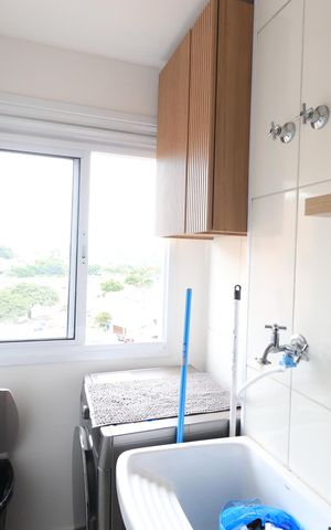 Apartamento à venda com 39m², 2 quartos e 1 vagaCozinha e Área de Serviço