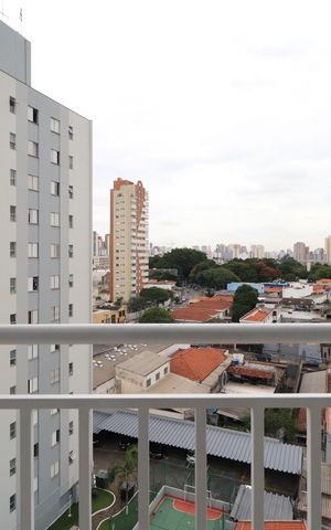 Apartamento à venda com 39m², 2 quartos e 1 vagaSacada