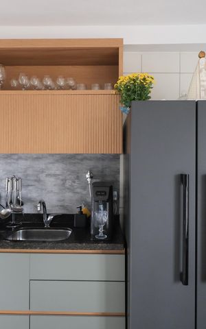 Apartamento à venda com 39m², 2 quartos e 1 vagaCozinha e Área de Serviço