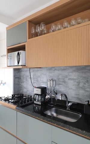 Apartamento à venda com 39m², 2 quartos e 1 vagaCozinha e Área de Serviço