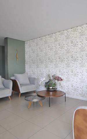 Apartamento à venda com 157m², 2 quartos e 3 vagasHall Social