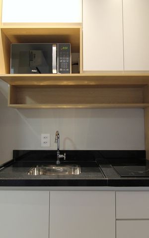 Studio para alugar com 24m², 1 quarto e sem vagaCozinha