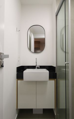 Studio para alugar com 24m², 1 quarto e sem vagaBanheiro