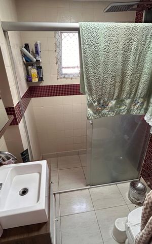 Apartamento à venda com 100m², 3 quartos e 2 vagas Apartamento à venda com 100m², 3 quartos e 2 vagasBanheiro do Quarto 1