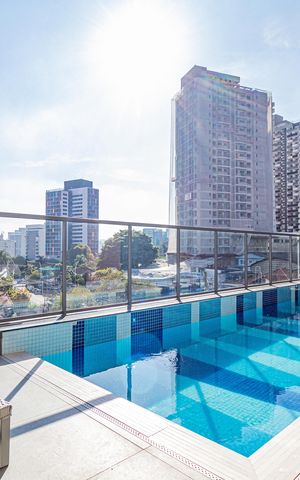 Studio à venda com 29m², 1 quarto e sem vaga Studio à venda com 29m², 1 quarto e sem vagaÁrea comum - Piscina
