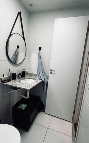 Apartamento à venda com 24m², 1 quarto e sem vaga Apartamento à venda com 24m², 1 quarto e sem vagaBanheiro