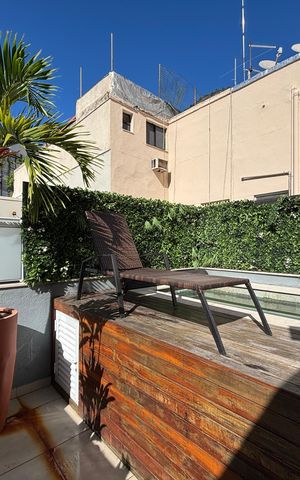 Apartamento à venda com 91m², 1 quarto e 1 vagaCobertura