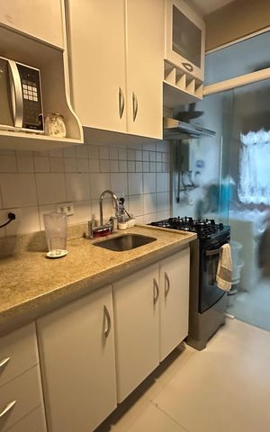 Apartamento à venda com 70m², 1 quarto e 2 vagas Apartamento à venda com 70m², 1 quarto e 2 vagasCozinha