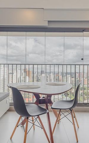 Studio à venda com 27m², 1 quarto e sem vagaStudio