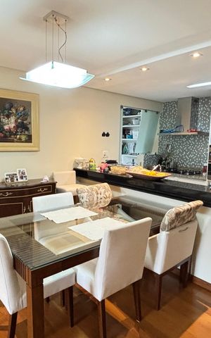 Apartamento à venda com 100m², 2 quartos e 2 vagasSala 