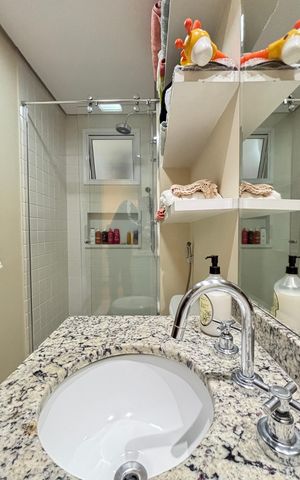 Apartamento à venda com 100m², 2 quartos e 2 vagasBanheiro
