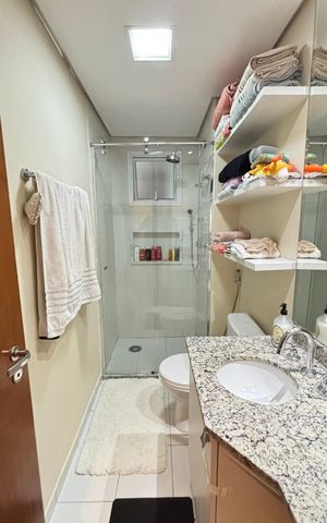 Apartamento à venda com 100m², 2 quartos e 2 vagasBanheiro