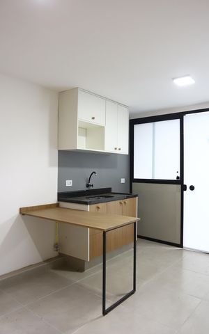 Studio para alugar com 23m², 1 quarto e sem vagaSala/Cozinha