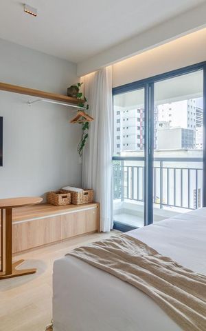 Studio à venda com 24m², 1 quarto e sem vagaStudio