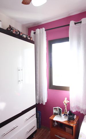 Apartamento à venda com 64m², 3 quartos e 2 vagasQuarto 2