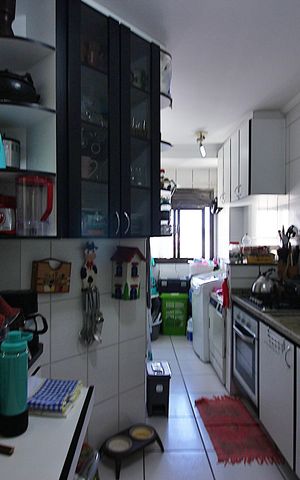 Apartamento à venda com 64m², 3 quartos e 2 vagasCozinha e Área de Serviço