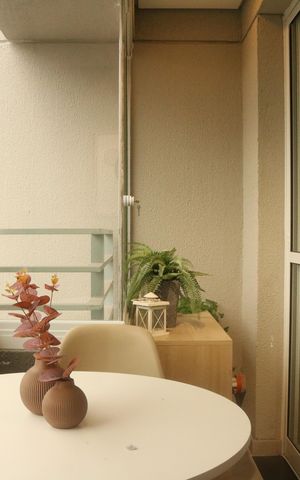 Apartamento para alugar com 25m², 1 quarto e sem vagaVaranda