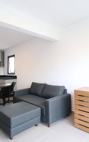 Apartamento para alugar com 38m², 1 quarto e 1 vagaSala/Cozinha