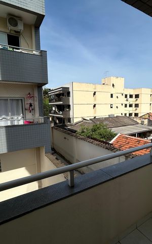 Apartamento à venda com 68m², 2 quartos e 1 vagaVaranda do Quarto 1