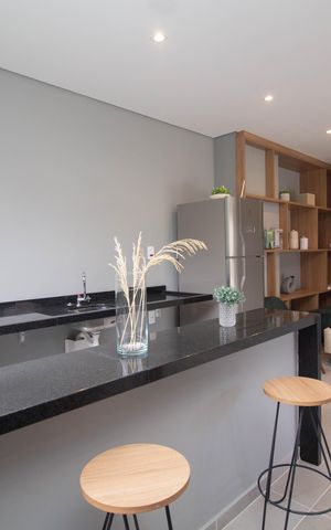 Apartamento à venda com 42m², 2 quartos e 1 vagaÁrea gourmet