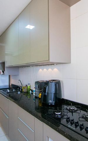 Apartamento à venda com 68m², 2 quartos e 1 vaga Apartamento à venda com 68m², 2 quartos e 1 vagaCozinha e Área de Serviço