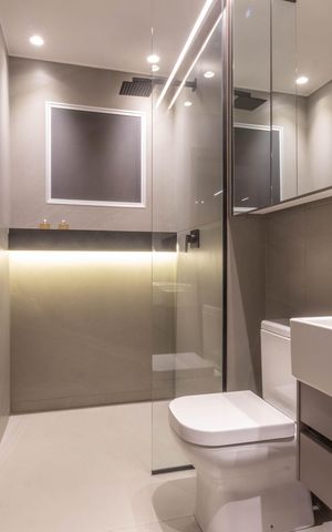 Apartamento à venda com 52m², 1 quarto e 1 vaga Apartamento à venda com 52m², 1 quarto e 1 vagaBanheiro Suíte