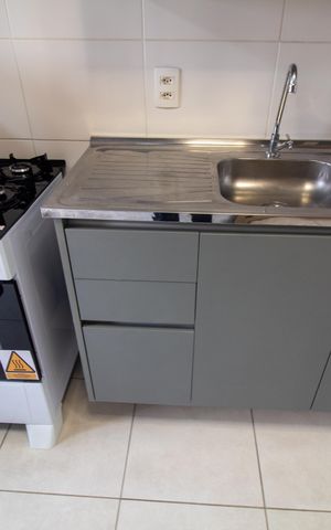 Apartamento para alugar com 29m², 1 quarto e sem vaga Apartamento para alugar com 29m², 1 quarto e sem vagaCozinha - Armários