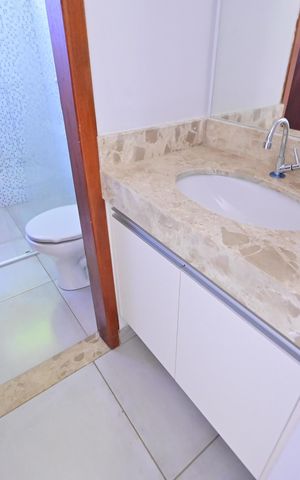 Casa para alugar com 80m², 3 quartos e 1 vaga Casa para alugar com 80m², 3 quartos e 1 vagaBanheiro