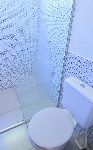Casa para alugar com 80m², 3 quartos e 1 vaga Casa para alugar com 80m², 3 quartos e 1 vagaBanheiro