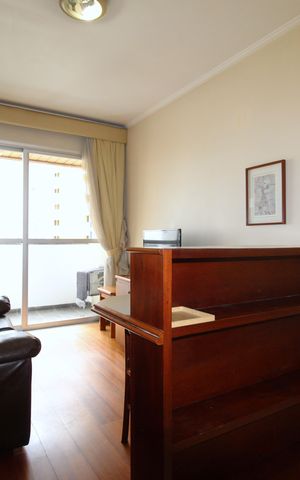 Apartamento para alugar com 33m², 1 quarto e 1 vagaSala/Cozinha