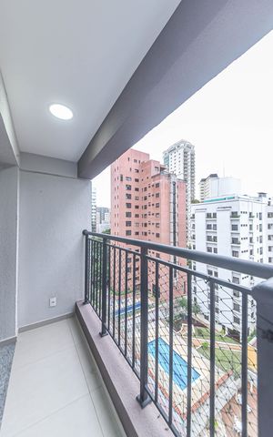 Studio à venda com 25m², 1 quarto e sem vagaVaranda do Studio