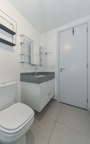 Studio à venda com 25m², 1 quarto e sem vagaBanheiro