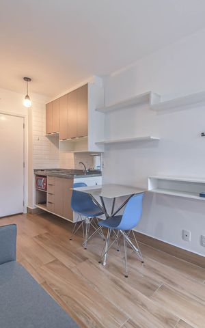 Studio à venda com 25m², 1 quarto e sem vagaStudio