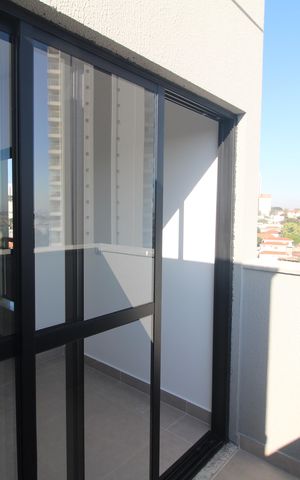 Studio à venda com 37m², 1 quarto e sem vagaVaranda
