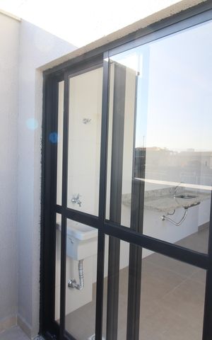 Studio à venda com 37m², 1 quarto e sem vagaVaranda