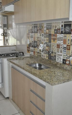 Apartamento à venda com 55m², 2 quartos e 1 vagaCozinha