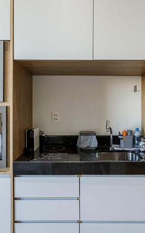 Studio à venda com 26m², 1 quarto e 1 vaga Studio à venda com 26m², 1 quarto e 1 vagaCozinha