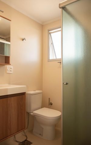 Apartamento à venda com 44m², 1 quarto e 1 vagaBanheiro Social