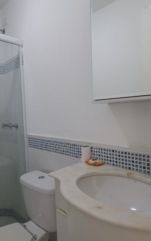 Apartamento à venda com 62m², 1 quarto e 1 vagaBanheiro