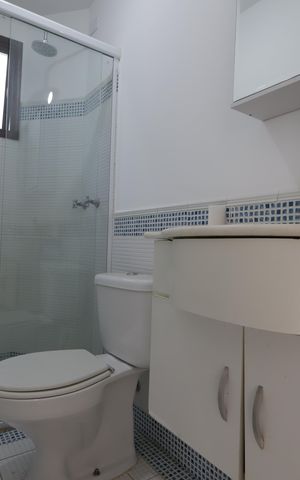Apartamento à venda com 62m², 1 quarto e 1 vagaBanheiro