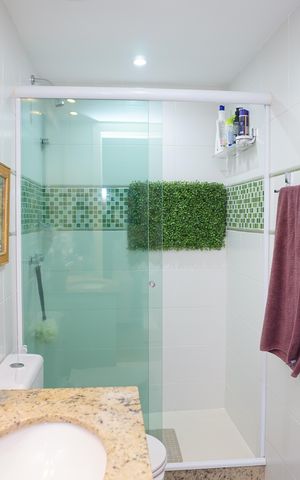Apartamento à venda com 130m², 3 quartos e 2 vagasBanheiro da Suíte