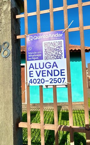 Casa para alugar com 80m², 2 quartos e 1 vagaPlaca