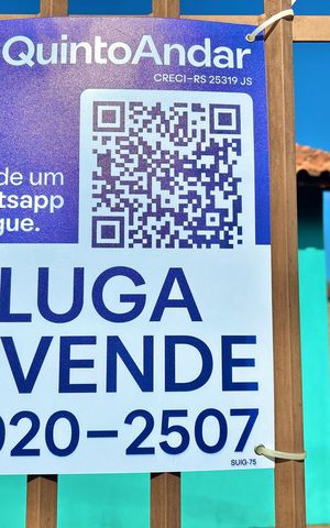 Casa para alugar com 80m², 2 quartos e 1 vagaPlaca