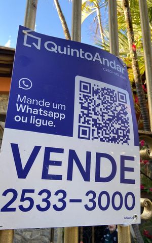 Casa à venda com 360m², 5 quartos e 4 vagasPlaca instalada