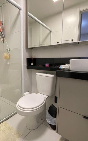 Apartamento à venda com 38m², 1 quarto e sem vaga Apartamento à venda com 38m², 1 quarto e sem vagaBanheiro