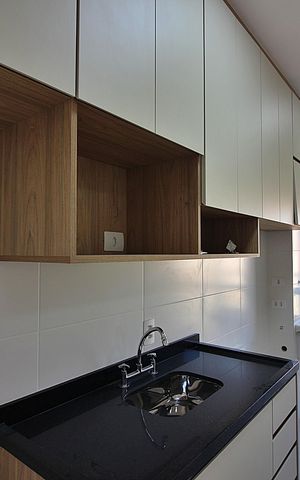 Apartamento à venda com 55m², 2 quartos e 1 vagaCozinha e Área de Serviço