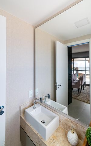 Apartamento à venda com 240m², 3 quartos e 3 vagas Apartamento à venda com 240m², 3 quartos e 3 vagasLavabo do Terraço