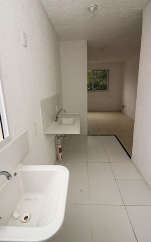 Apartamento para alugar com 50m², 2 quartos e sem vaga Apartamento para alugar com 50m², 2 quartos e sem vagaCozinha e Área de Serviço