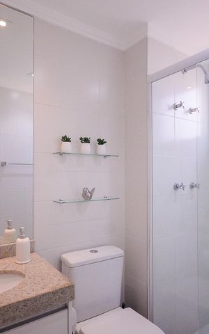 Apartamento à venda com 144m², 3 quartos e 2 vagasBanheiro do quarto 3