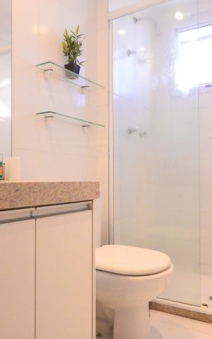 Apartamento à venda com 144m², 3 quartos e 2 vagasBanheiro do quarto 2